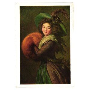 Portrait De Madame Mole Raymond Postcard Museums Editions Paris Vintage Art